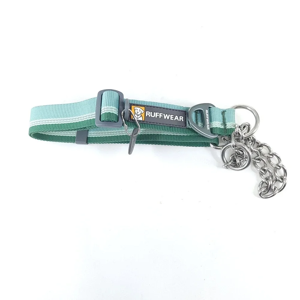 NWoT Ruffwear Chain Reaction Dog Collar Teal and Green 20-26 Inch